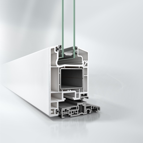 Wärmeisolierte PVC-Türsysteme